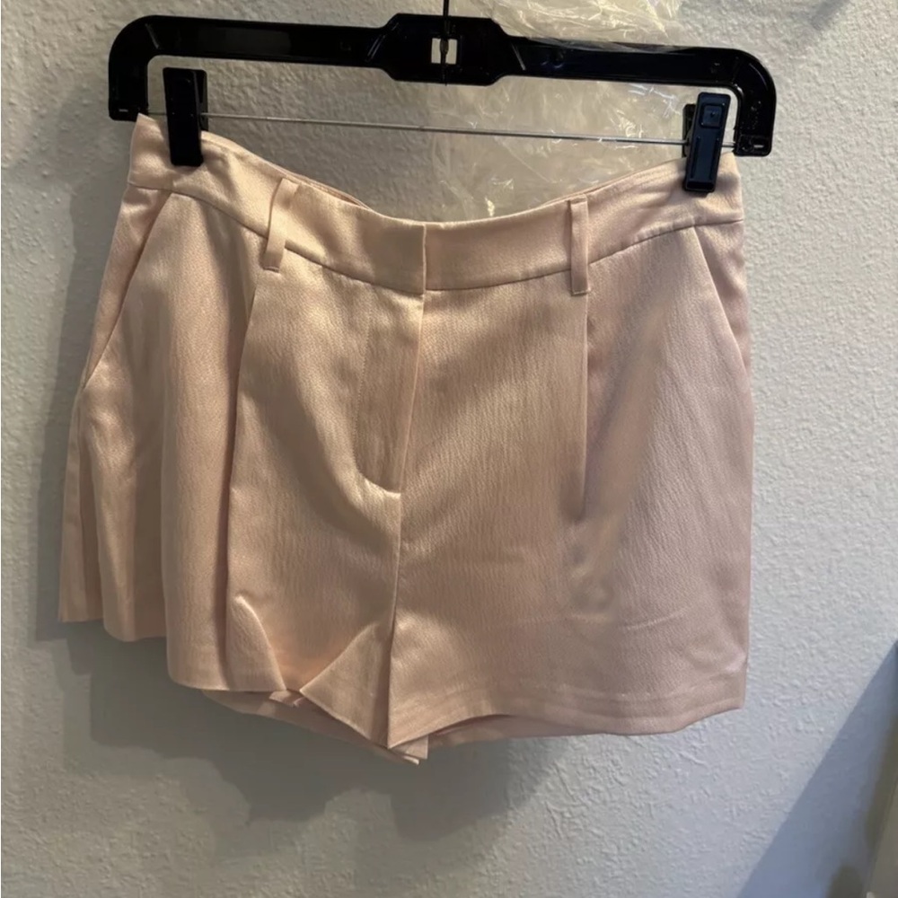 LoveShackFancy satin shorts